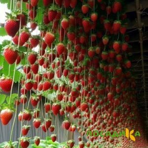 Клубника ампельная Анастасия купить по цене от 370р. в интернет-магазине «Посадика» с доставкой почтой в в Каспийске и по всей России – [изображение №1].